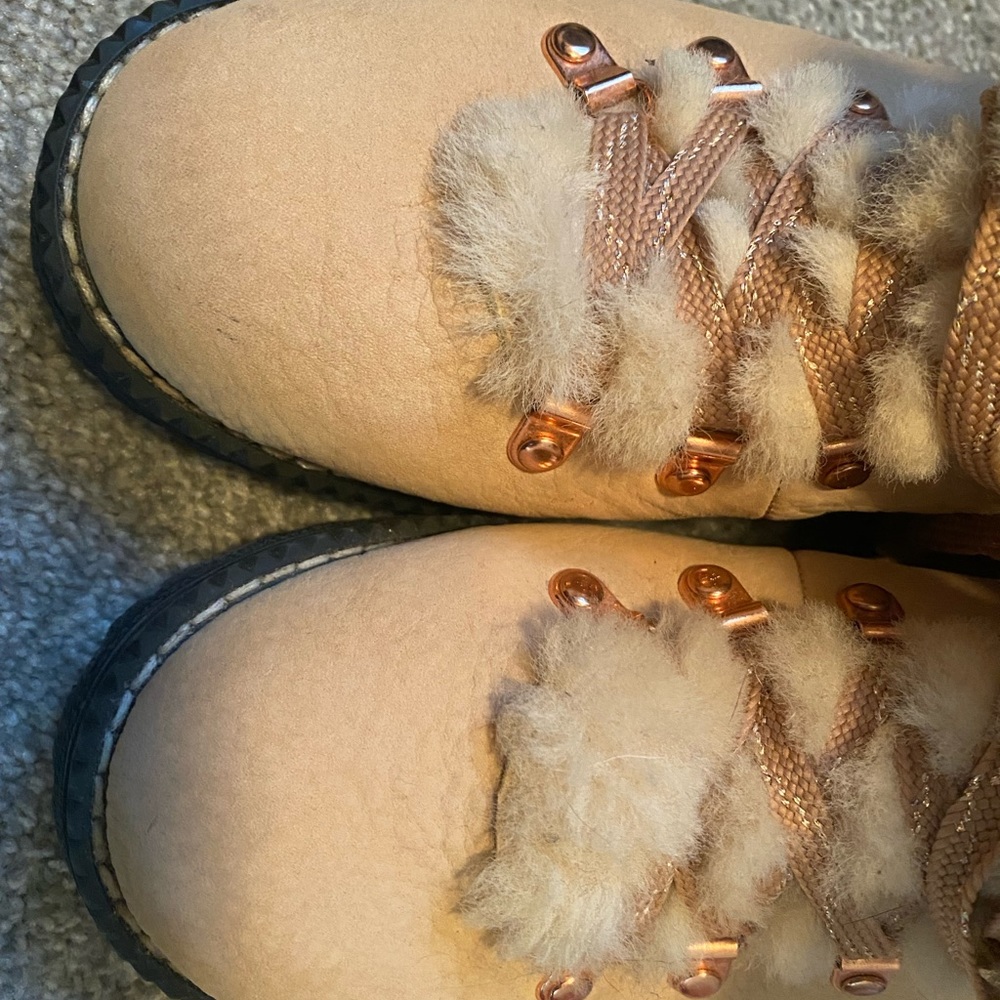 Jcrew Nordic boots blush size 7